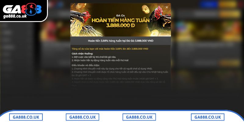 Khuyến mãi theo các mốc nạp tiền