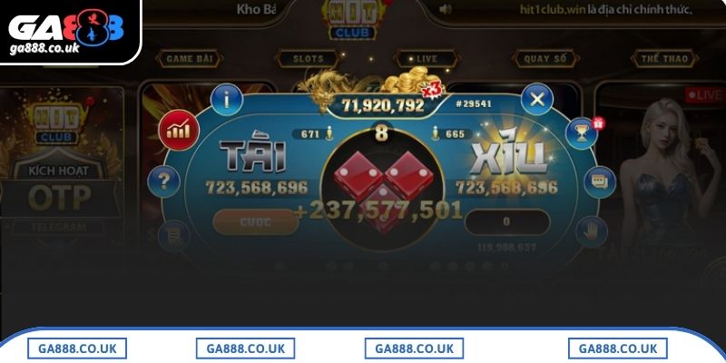 Tổng quan về game tài xỉu GA888